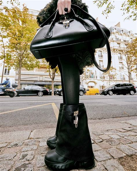 lock boots givenchy|Givenchy shark lock boots review.